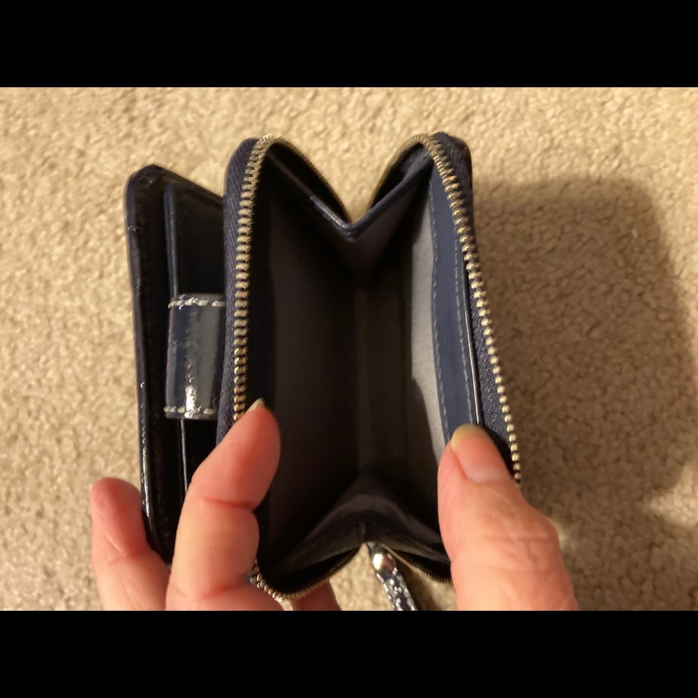 Coach navy wallet - Picture 6 of 6